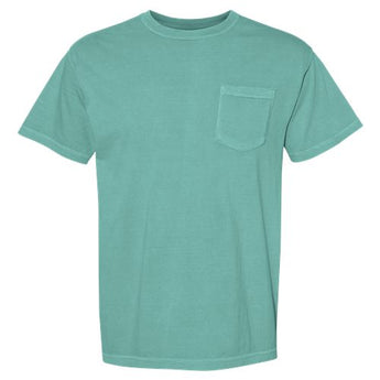 Garment-Dyed Heavyweight Pocket T-Shirt - Seafoam