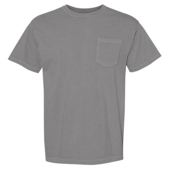 Garment-Dyed Heavyweight Pocket T-Shirt - Grey