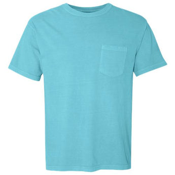 Garment-Dyed Heavyweight Pocket T-Shirt - Lagoon