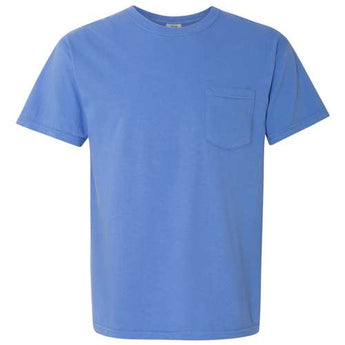 Garment-Dyed Heavyweight Pocket T-Shirt - Mystic Blue