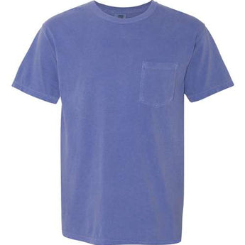 Garment-Dyed Heavyweight Pocket T-Shirt - Periwinkle