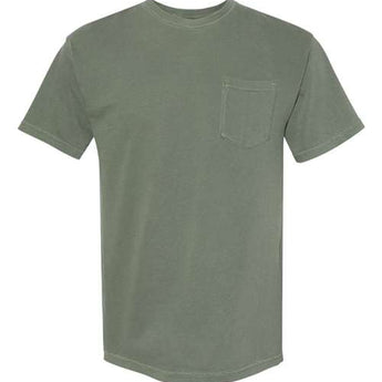 Garment-Dyed Heavyweight Pocket T-Shirt - Moss